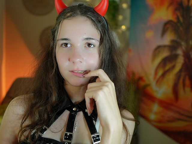 תמונות AvaTaylor Happy halloween!! #petite #naughty #cute #brunette #18 Let me be your cute devil tonigh