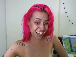 תמונות floracat Hi! 10 if you think i am pretty! #pinkhair #cum #wet #hot #tattoos #hitachi #skinny #bigeyes #smalltits