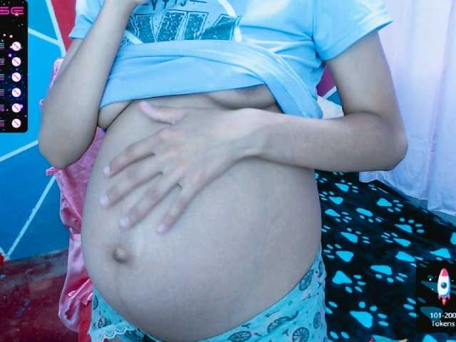 תמונות Milk-Kima hi guys, im new here with my belly❤ #new #latina #bigboobs #pregnant #teen #cum